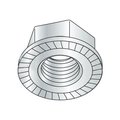 Newport Fasteners Serrated Lock Nut, 1/2"-20, Steel, Zinc Plated, 0.31 in Ht, 100 PK 938383-PR-100